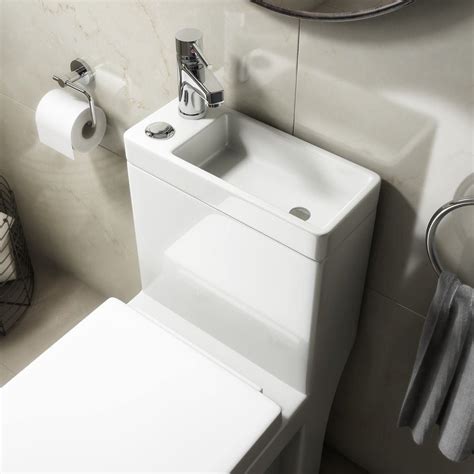 Space saving sink and toilet combo – Artofit