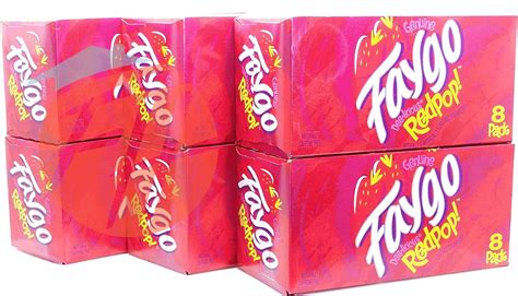 Buy Faygo Redpop! strawberry flavored soda pop. 8-pack 12-fl. oz. cans ...