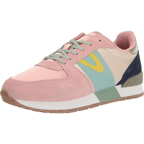 Buy TRETORN Women's Loyola Lace Up Sneakers, Coral, 8 at Amazon.in