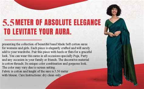 BRYNBRIT Women's Handloom Linen Cotton Saree With Zari Work ...