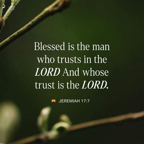 Jeremiah 17:7-8, 11-14 Blessed is the man who trusts in the LORD And ...