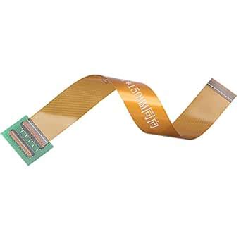 uxcell Flexible Flat Ribbon Cable with Extension Connector 0.3mm Pitch ...