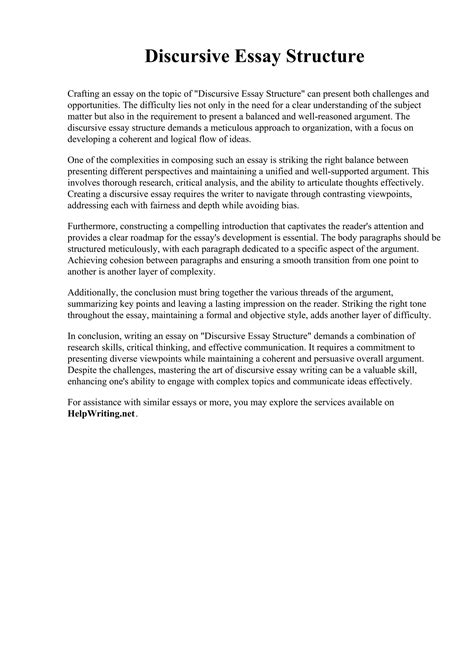 Discursive Writing Structure 的图像结果