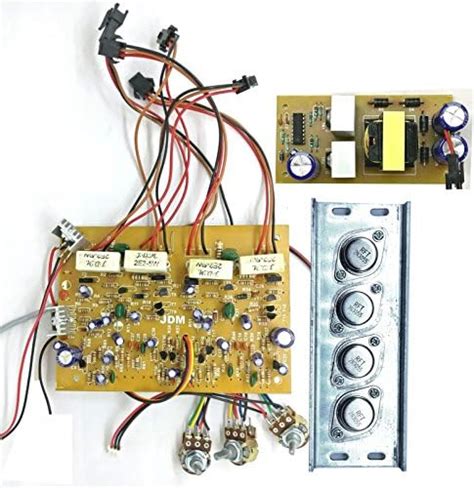 TECH AND TRADE 300W DIY 2n3055 Transistor Based Stereo Audio Amplifier ...