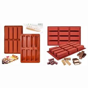 Buy Husaini Mart | 8 Slot Silicone Hot Dog Bun Pan & 12 Cavity Narrow ...