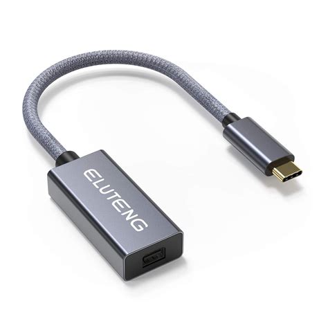 USB C to Mini DisplayPort, ELUTENG USB 3.1 Type C to Mini DP Adapter 4K ...
