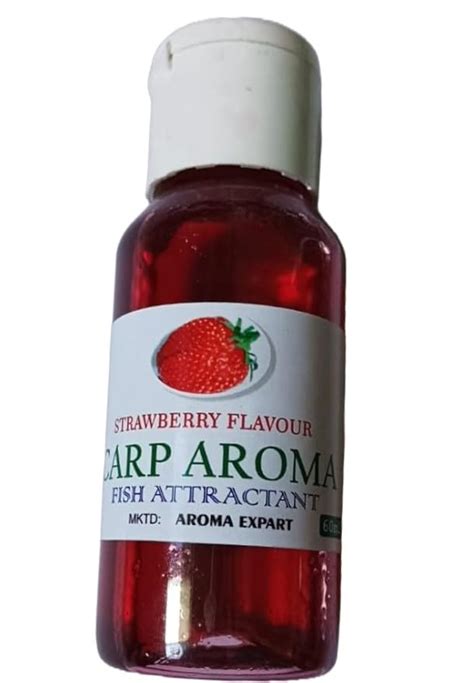 CARP Aroma Fish ATTRACTANT Strawberry FLAVOUR-60ml : Amazon.in: Sports ...
