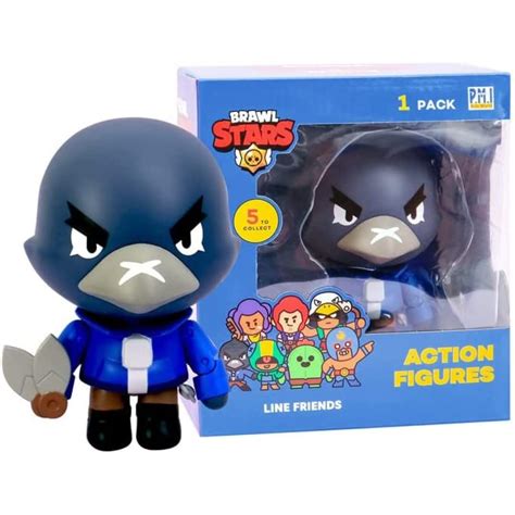 Buy P.M.I. Brawl Stars Raven Figure - 4.5 Inch Articulated Action ...