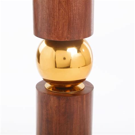 Buy Splendid Dastkari Wood and Metal Candle Holder from Home Centre at ...