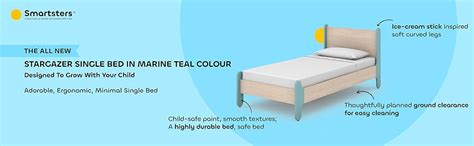 Smartsters Stargazer Single Bed for Kids | Ergonomic, Minimal Design ...