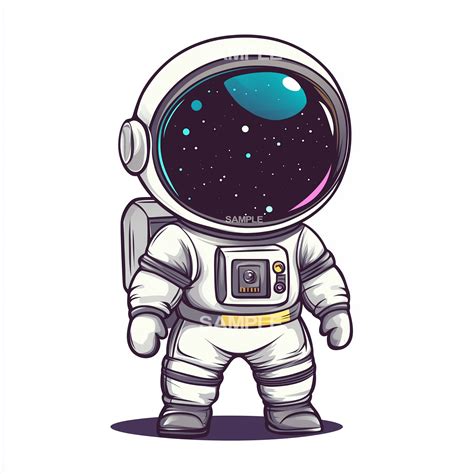Cute Spaceman / Astronaut Clipart - High Quality- PNG Format ...