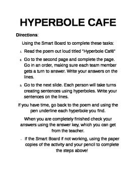 Image result for Hyperbole Lesson Plan