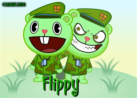 Image result for Happy Tree Friends Flippy HTF