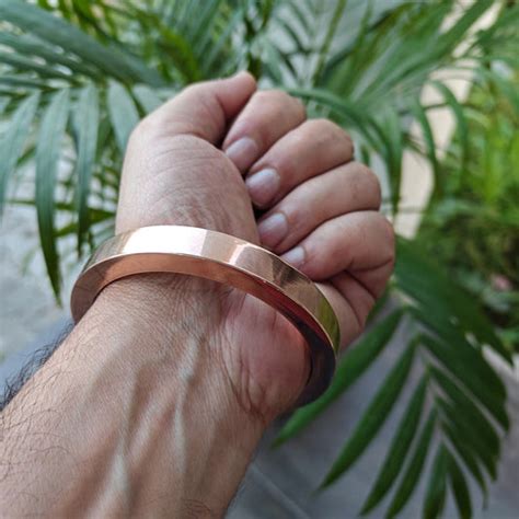 Pure Copper Kada for Men | 100% Jointless Handmade Copper Bangle ...