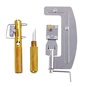 Acxico 2 Pcs Alloy Fishhook Layer Double Ended Needle knotter+semi ...