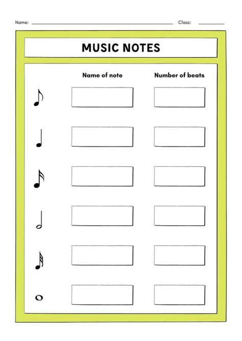 Image result for Music Math Note Template