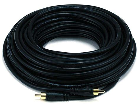 50ft Coaxial Audio/Video RCA Cable M/M RG59U 75ohm (for S/PDIF_ Digital ...