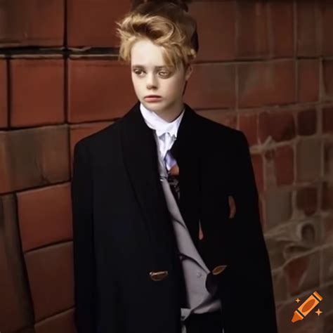 Lookalike of Eric's child from Gossip Girl on Craiyon