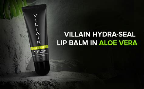 Buy Villain Hydra-Seal Lip Balm (Aloe Vera) for Men | Provides Lip Care ...