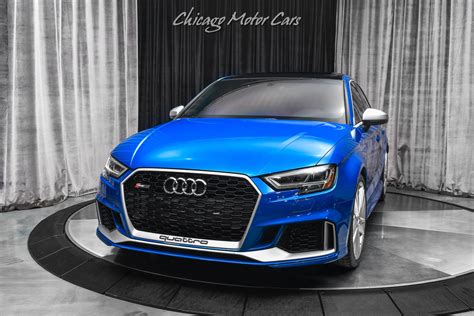 Used 2018 Audi RS3 2.5T quattro Ara Blue Crystal Effect! 400HP! Carbon Fiber Inlays! For Sale ...