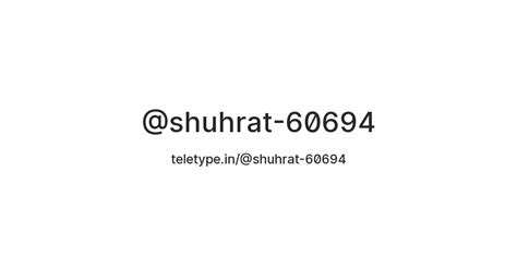 @shuhrat-60694 — Teletype