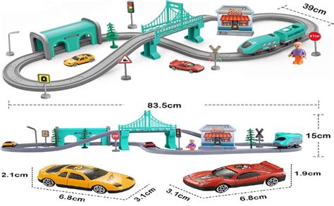 Buy Alokik Enterprise Battery Operated Train Set For Kids Electric ...