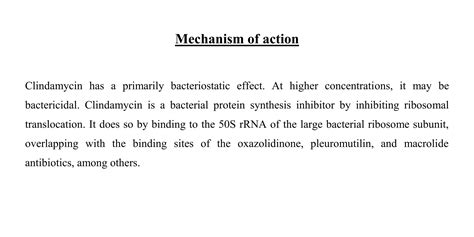 Clindamycin | PDF