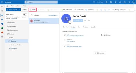 How to Manage Your Outlook Contacts Like a Pro