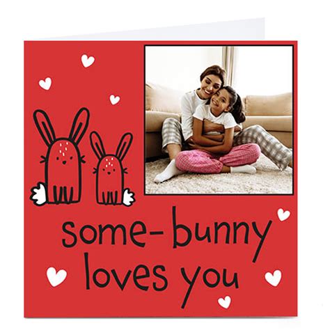 Buy Photo Juniper & Rose Valentine's Day Card - Some Bunny Loves You ...