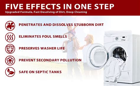 DALUCI Washing Machine Deep Cleaner Tablets, Descaling Powder Tablets ...