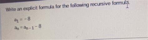 Recursive Explicit Form 的图像结果