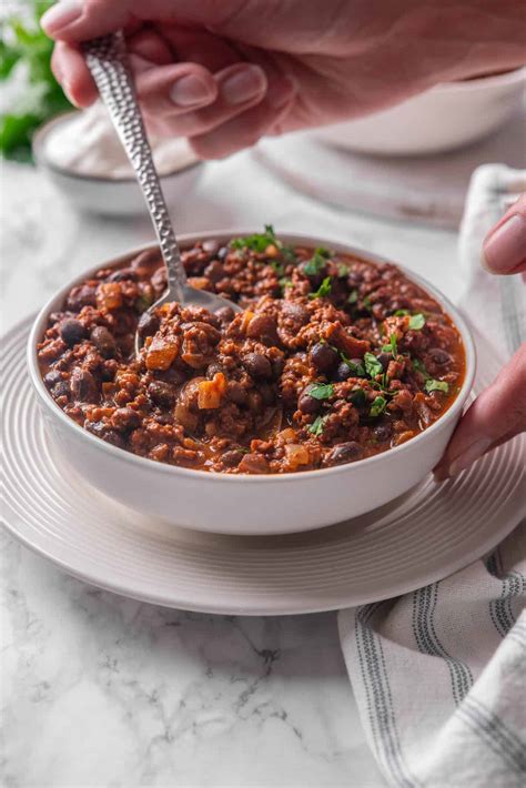 Chocolate Chili Recipe - Food Faith Fitness