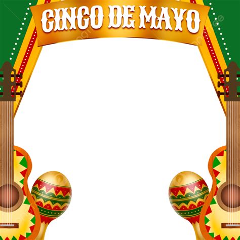 Cinco De Mayo Border PNG, Vector, PSD, and Clipart With Transparent ...