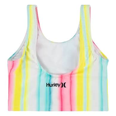 Girls 7-16 Hurley Knotted Tankini Top & Bottoms Swimsuit Set
