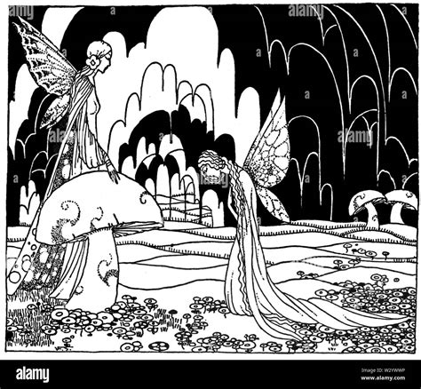 The fairy queen Black and White Stock Photos & Images - Alamy