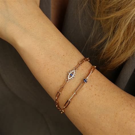 Alida 0.62 CT Sapphire and Diamond Rose Gold Bracelet