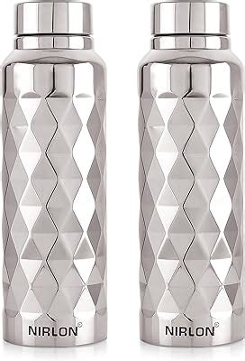NIRLON Ozone Single Wall Stainless Steel Water Bottle 750ml, Water ...