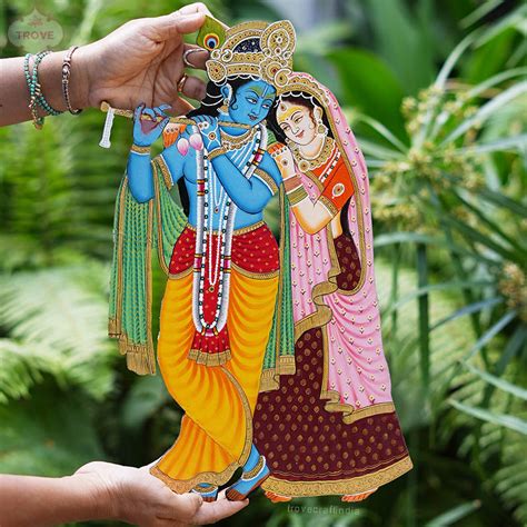 Radha Krishna MDF Décor Cut-out – Trove Craft India