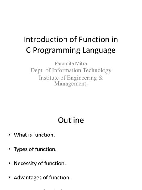 Program Using Single Function in C 的图像结果