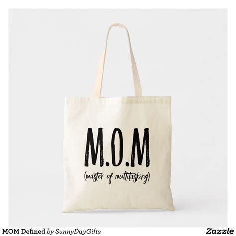 Mom Defined Tote Bag | Mothers Day Tote Bags