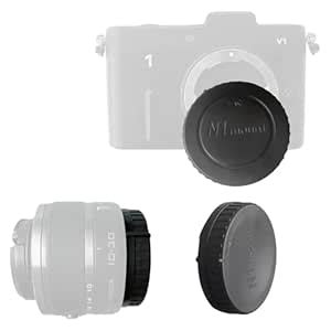 Buy N1 Camera Body and Rear Lens caps,Compatible with for Nik 1 N1 J1 ...