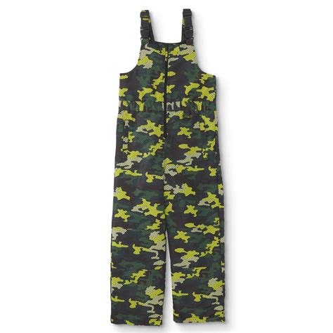 Athletech Boys' Snow Bibs - Camouflage