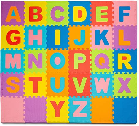 Buy ToyVelt Foam Play Mat for Baby Kids Interlocking Foam Puzzle Floor ...