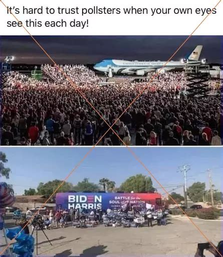 Post Use Misleading Images To Raise Doubts Over US National Pollsters ...