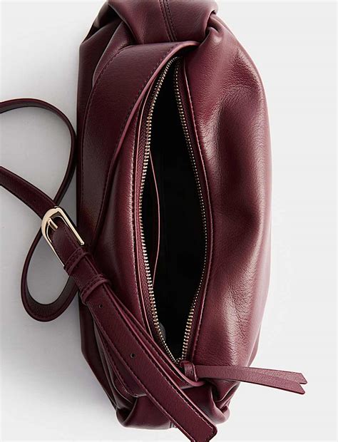 Buy Faux Leather Pencil Crossbody Sling Bag at Marks & Spencer