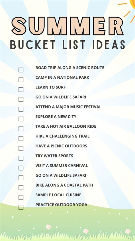 Printable Bucket List Ideas - Printables Hub