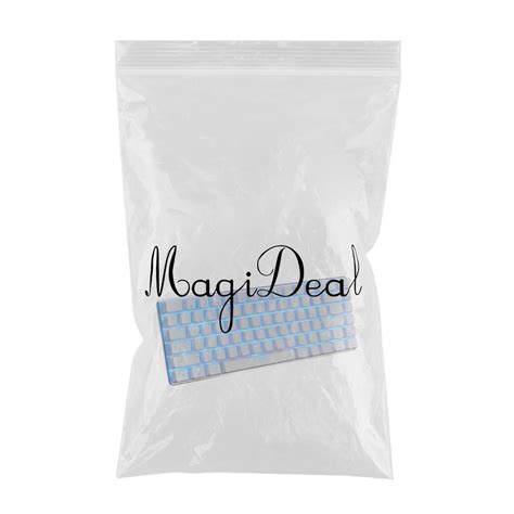 AJAZZ Mechanical Keyboard Portable 82 Keys Black Switches-White-Blue L ...