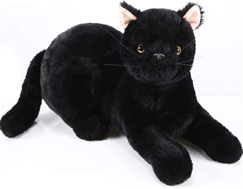 Amazon.com: Sosation 16 Inch Halloween Cat Stuffed Animal Plush, Black ...