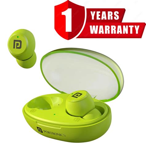 Portronics Harmonics Twins S13 Wireless Earbuds with Mic, 24 Hours ...