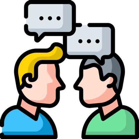 Face to face Special Lineal color icon | Freepik